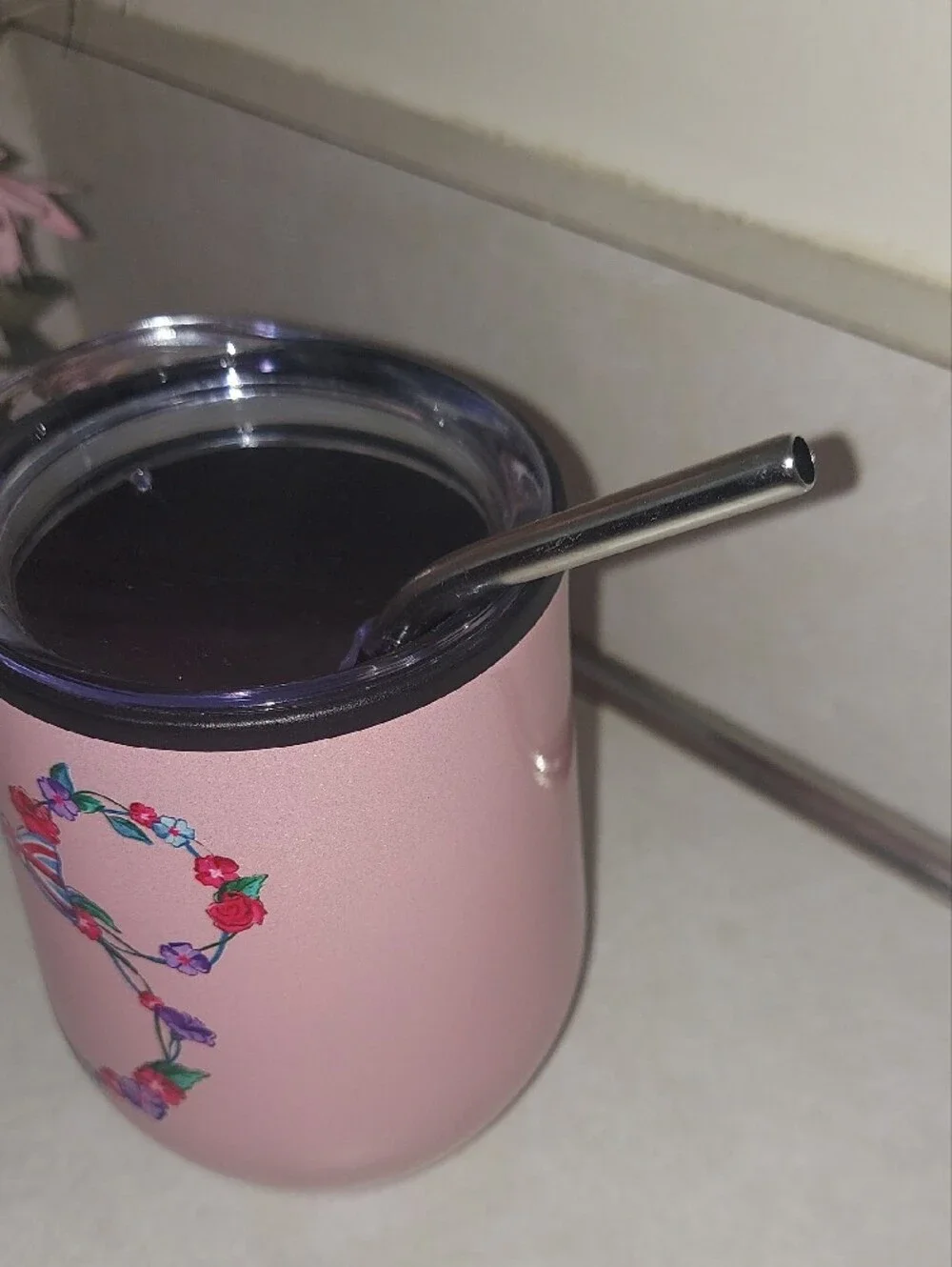 Disney Minnie Mouse Pink Stainless Tumbler with Union Jack Bow-Epcot UK